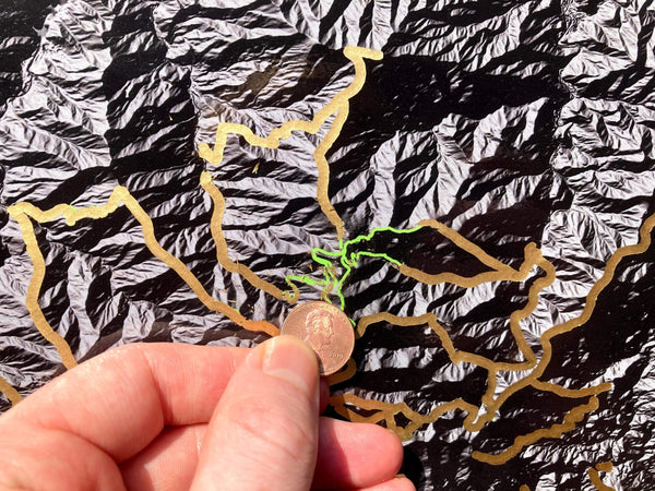 Pisgah 400 12"x18" Map Redhot Mapping