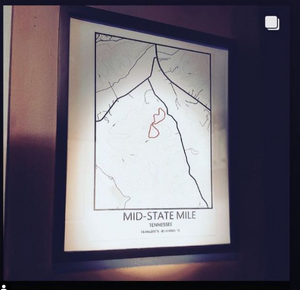 Mid-State Mile 12"x18"